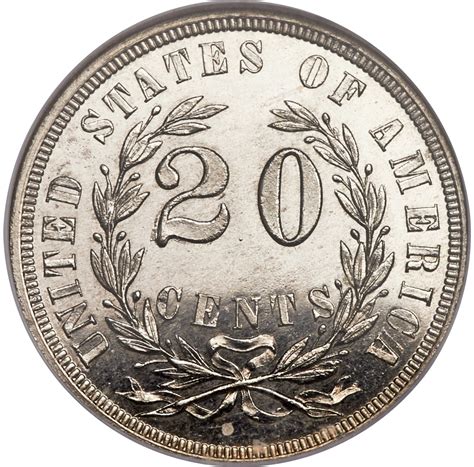 20 Cents "1864" (Pattern; silver) - United States – Numista