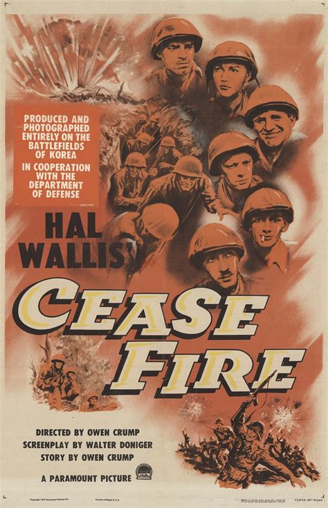 Cease Fire! (1953) - Posters — The Movie Database (TMDB)