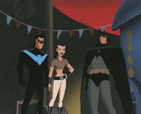 DC Comics Studio Artists - TNBA Production Cel on Original Background ...