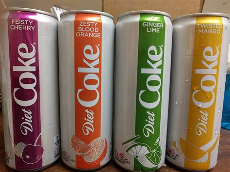 Four New Flavors of Diet Coke Ranked