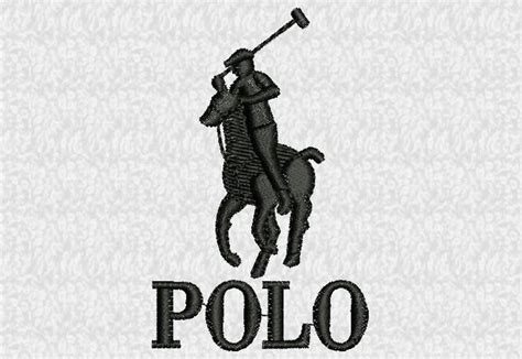 Ralph Lauren POLO logo -4 SIZES (1 colors) Embroidery Design ...