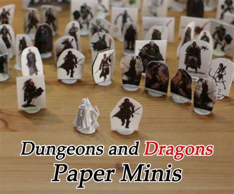 Dungeons and dragons paper miniatures pathfinder warhammer etc – Artofit