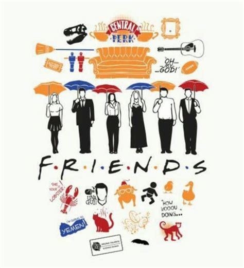 Poster Wallpaper - Friends Tv Show Drawing (#1956600) - HD Wallpaper ...