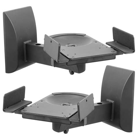 WALI Universal Dual Side Clamping Bookshelf Speaker Wall Mounting ...