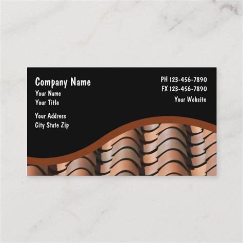 Roofing Business Cards | Zazzle.com