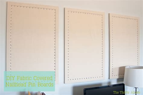 DIY Fabric Covered Pin Boards - The Thrifty Abode