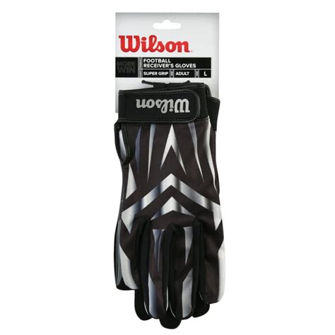 Wilson Receiver Football Gloves, Adult, Large - Walmart.com - Walmart.com