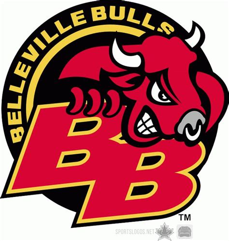 Belleville Bulls Logo Alternate Logo (1998/99-Pres) - Cartoon Bull ...