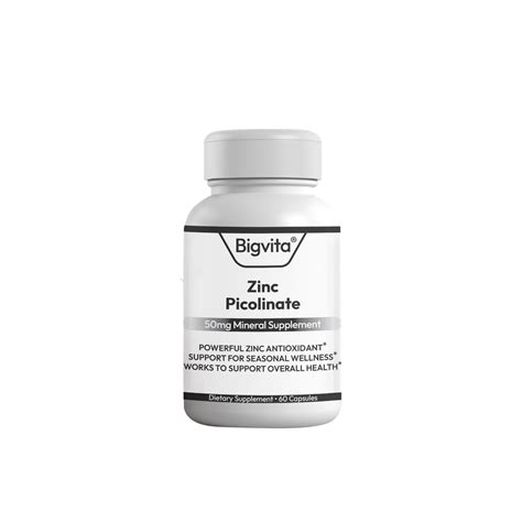 Zinc Picolinate Supplement - Promotes Immune Health and Supports Overall Wellness