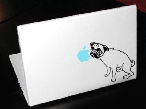 Pug Decal Macbook Laptop - Etsy