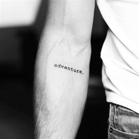 Dominik theWHO’s Instagram profile post: “Was ist dein nächstes Abenteuer?” Text Tattoo, Tattoo ...