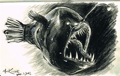 Angler Fish sketch by NickMockoviak on DeviantArt