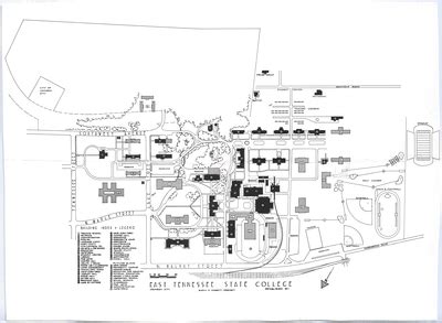 East Tennessee State University Campus Map - United States Map