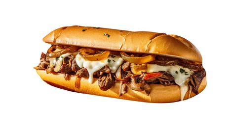 Philly cheesesteak sandwich isolated on transparent background 27143542 PNG