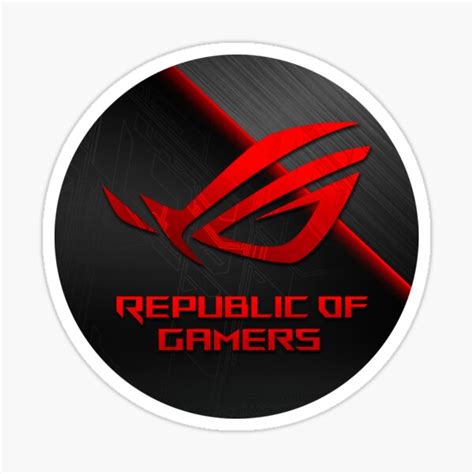 "Asus Rog Strix logo" Sticker for Sale by ArtxcL | Redbubble