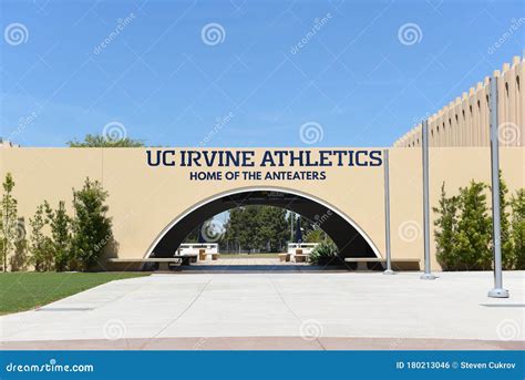 IRVINE, CALIFORNIA - 22 APRIL 2020: UC Irvine Athletics Sign at ...