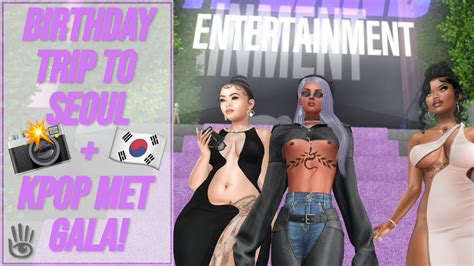 Birthday Trip to Seoul + K-Pop MET Gala! | Second Life | Celebrities | Vacation RolePlay | Vlog ...