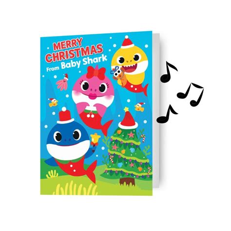 Baby Shark Christmas Sound Card for Kids merry Christmas - Etsy