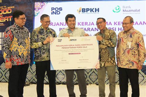 Bank Muamalat dan Pos Indonesia Kerja Sama Pendaftaran Porsi Haji Reguler