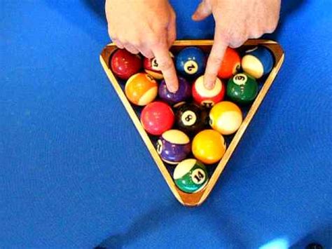 how to rack 8 ball billiards - YouTube