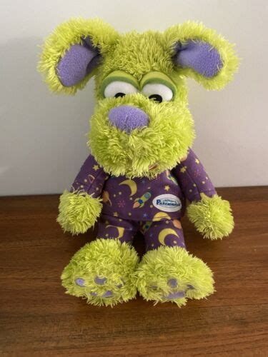 Jim Henson Pajanimals Apollo Toy Dog Green Plush Cuddly Stuffed Animal ...