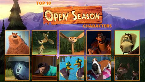 My Top 10 Open Season Characters by GabotheBull203 on DeviantArt