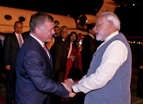 King arrives in India for state visit | Jordan Times