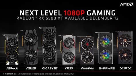 Radeon RX 5500 XT 4GB a 8GB nahrazuje RX 580 a 590 při spotřebě o 70-90 ...