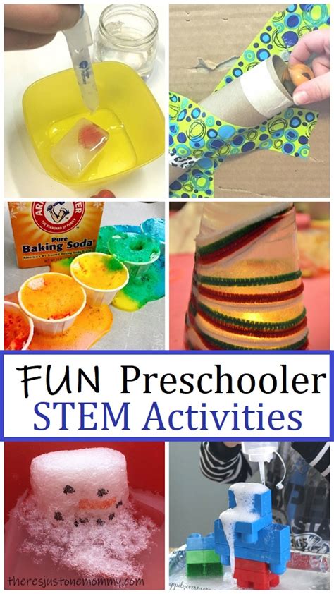 STEM Activities for Preschoolers | There's Just One Mommy