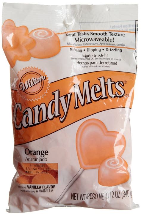 Wilton Orange Candy Melts | 12oz | Orange candy, Candy melts, Candy wafers