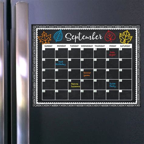 Magnetic Dry Erase Calendar + 2 Markers | Magnetic dry erase calendar, Dry erase calendar, Dry erase