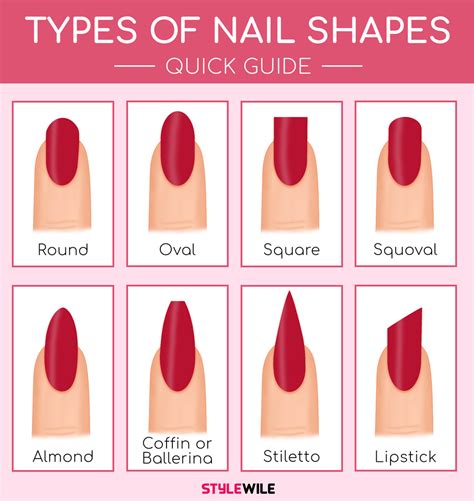 8 Types of Nail Shapes That You Need to Know Before Getting a Manicure | StyleWile