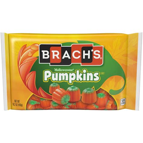 Brach's Halloween Mellowcreme Pumpkins Candy Corn Bag, 16.2 oz - Walmart.com