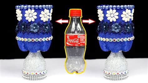 DIY Best out of plastic bottle craft, Flower Vase Out Of Waste Plastic ...