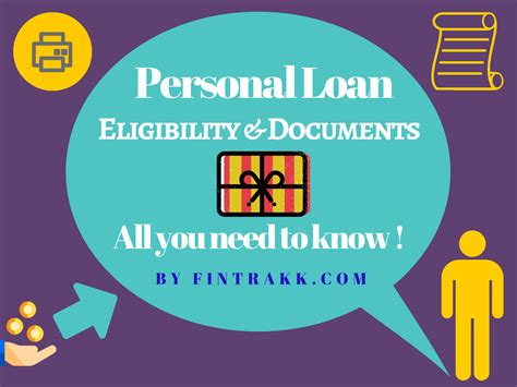 Easy Personal Loan : Eligibility,Documents & Apply Online ! | Fintrakk