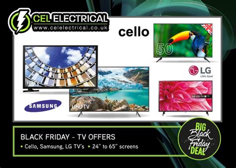 BLACK FRIDAY - LED TV OFFERS - CEL ELECTRICAL - Birmingham