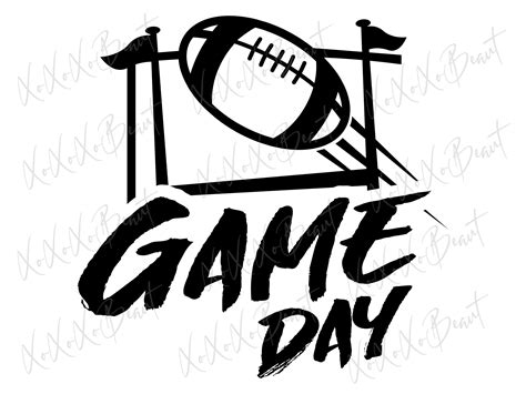 Game Day SVG png dxf Clip Art Game Day Football svg | Etsy