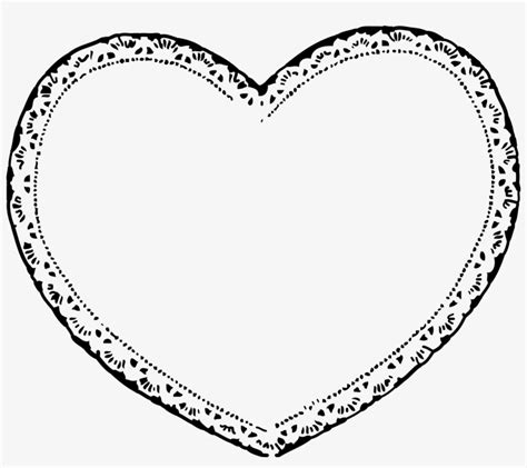 Laces Clipart Heart Shaped - Lace Heart Clipart - Free Transparent PNG ...