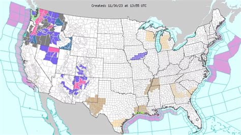 Winter storm warning: Weather maps show massive snow fronts as ...