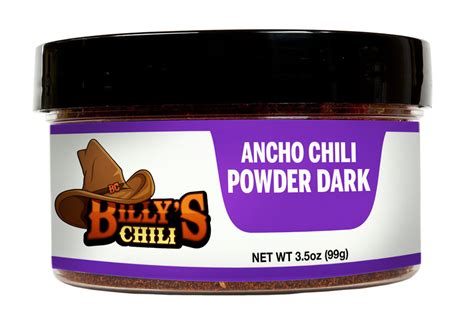 Ancho Chili Powder Dark – Billy's Chili LLC