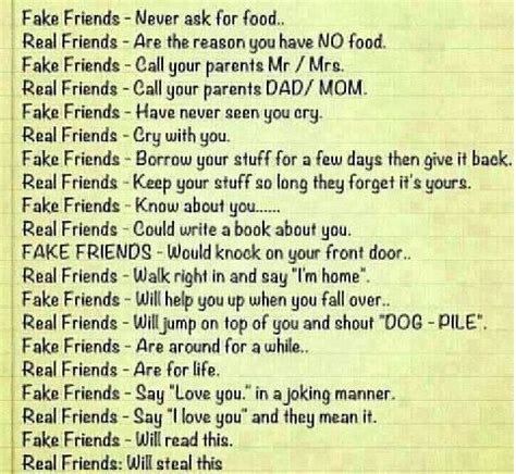 Real Friends vs Fake Friends (1 Word Challenge) - Teacher by trade ...