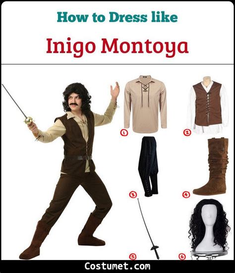 Inigo montoya the princess bride costume for cosplay halloween 2023 ...