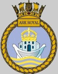 r09 hms ark royal crest audacious class aircraft carrier patch | Hms ...
