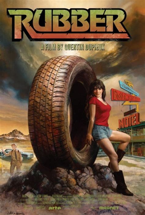 The Tire is Burning Hot with this New One-Sheet for RUBBER! — GeekTyrant