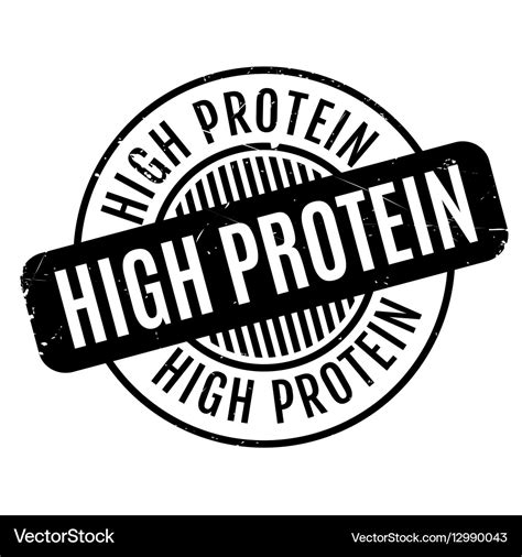 High Protein rubber stamp Royalty Free Vector Image