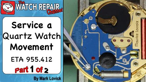 How to service a quartz movement. ETA 955 412. Watch repair tutorials | Diy repair, Repair ...