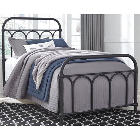 Signature Design by Ashley Nashburg Black Twin Metal Bed - Walmart.com - Walmart.com