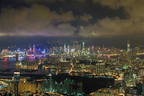 Hong Kong-kowloon Peak Photograph by Mark Simons Photography - Fine Art ...