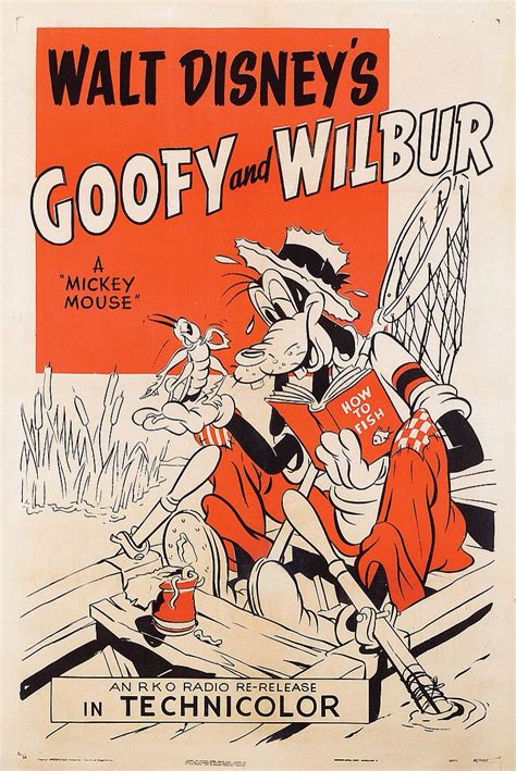 Poster from the Walt Disney short Goofy And Wilbur in 2023 | Disney ...