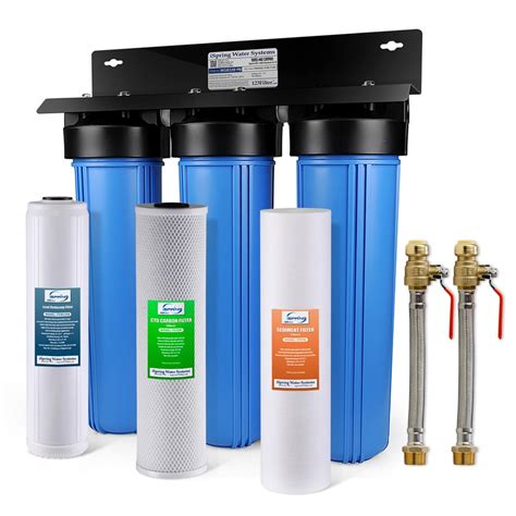 ISpring Triple-stage 15-GPM Mechanical Filtration Whole House Water ...